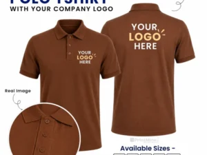 Customized 100% Pure Cotton Polo T-Shirt With Your Company Logo